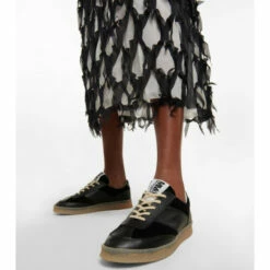 MM6 Maison Margiela Leather And Suede Sneakers -Oséree Shop unnamed file 1028