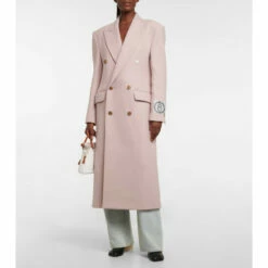MM6 Maison Margiela Double-breasted Wool-blend Coat