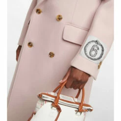 MM6 Maison Margiela Double-breasted Wool-blend Coat -Oséree Shop unnamed file 1039