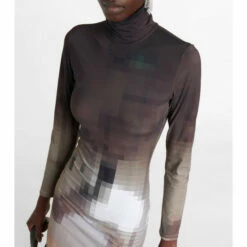 MM6 Maison Margiela Printed Jersey Minidress -Oséree Shop unnamed file 1068