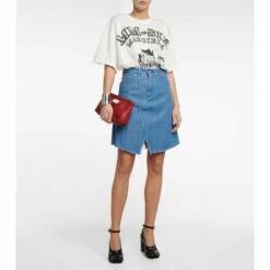 MM6 Maison Margiela Denim Miniskirt