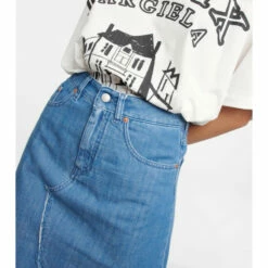 MM6 Maison Margiela Denim Miniskirt -Oséree Shop unnamed file 129