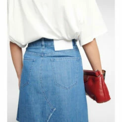 MM6 Maison Margiela Denim Miniskirt -Oséree Shop unnamed file 130