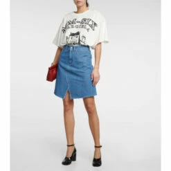 MM6 Maison Margiela Printed Cotton Jersey T-shirt