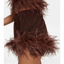 Oséree Lumière Plumage High-rise Shorts -Oséree Shop unnamed file 140