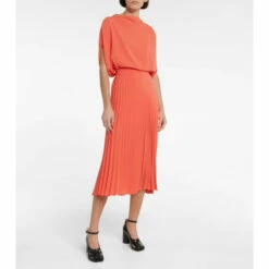 MM6 Maison Margiela Draped Satin Top