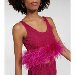 Oséree Lumière Plumage Crop Top -Oséree Shop unnamed file 196