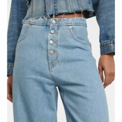 MM6 Maison Margiela High-rise Wide-leg Jeans -Oséree Shop unnamed file 197