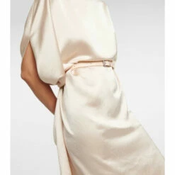 MM6 Maison Margiela Satin Midi Dress -Oséree Shop unnamed file 208