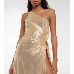 Oséree One-shoulder Lamé Gown -Oséree Shop unnamed file 226