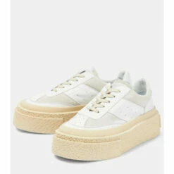 MM6 Maison Margiela Leather Platform Lace-up Sneakers -Oséree Shop unnamed file 240