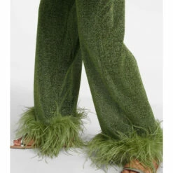 Oséree Lumière Plumage Wide-leg Pants -Oséree Shop unnamed file 244