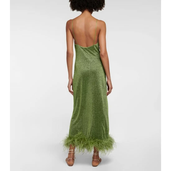 Oséree Lumière Plumage Maxi Dress 2 Oséree Lumière Plumage Maxi Dress - Image 2