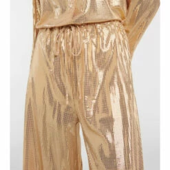 Oséree Disco Metallic Wide-leg Pants -Oséree Shop unnamed file 275