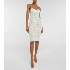 Oséree O-Lover Lace Slip Midi Dress