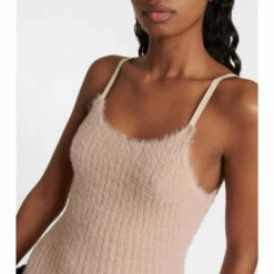 MM6 Maison Margiela Ribbed-knit Midi Dress -Oséree Shop unnamed file 308