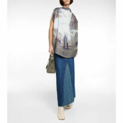MM6 Maison Margiela Printed Cotton Top