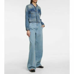 MM6 Maison Margiela High-rise Wide-leg Jeans