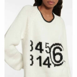MM6 Maison Margiela Logo Cotton-blend Sweater -Oséree Shop unnamed file 341