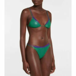 Oséree Lamé Triangle Bikini