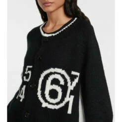 MM6 Maison Margiela Cotton-blend Cardigan -Oséree Shop unnamed file 374
