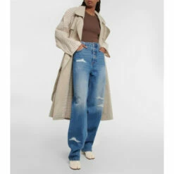 MM6 Maison Margiela High-rise Wide-leg Jeans
