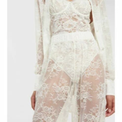 Oséree High-rise Wide-leg Lace Pants -Oséree Shop unnamed file 39