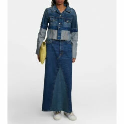 MM6 Maison Margiela Cropped Denim Jacket