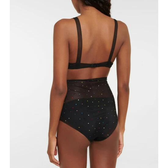 Oséree Gem Embellished Bra And Briefs Set 2 Oséree Gem Embellished Bra And Briefs Set - Image 2