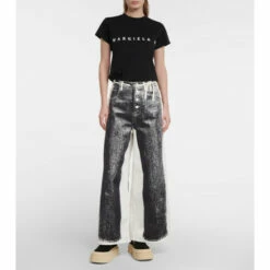 MM6 Maison Margiela Logo Cotton Jersey T-shirt