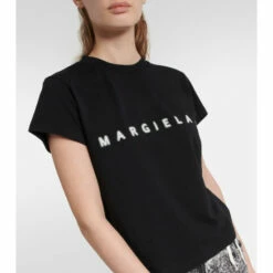 MM6 Maison Margiela Logo Cotton Jersey T-shirt -Oséree Shop unnamed file 50