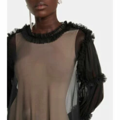 MM6 Maison Margiela Tiered Maxi Dress -Oséree Shop unnamed file 556