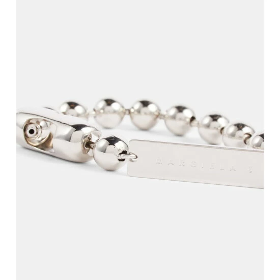 MM6 Maison Margiela Logo-engraved Bracelet 3 MM6 Maison Margiela Logo-engraved Bracelet - Image 3