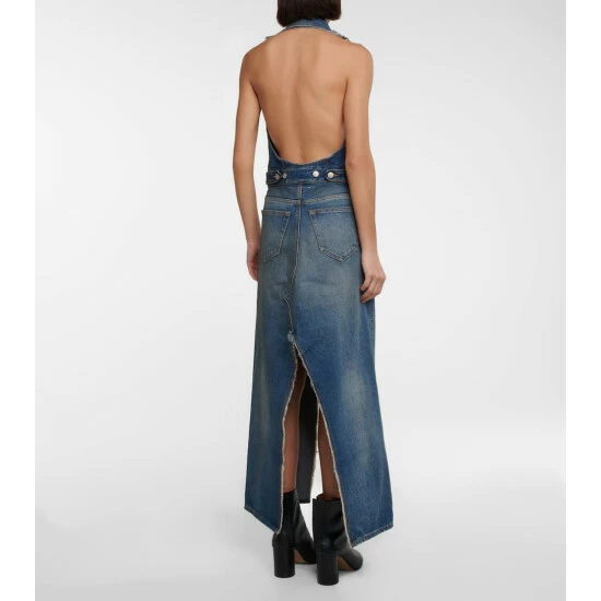 MM6 Maison Margiela Denim Maxi Dress 2 MM6 Maison Margiela Denim Maxi Dress - Image 2