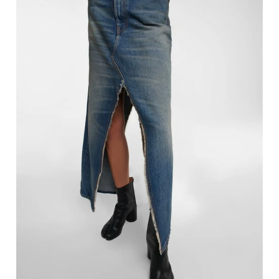 MM6 Maison Margiela Denim Maxi Dress 4 MM6 Maison Margiela Denim Maxi Dress - Image 4