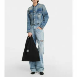 MM6 Maison Margiela Japanese Logo Jersey Tote Bag 8 MM6 Maison Margiela Japanese Logo Jersey Tote Bag -Oséree Shop unnamed file 6