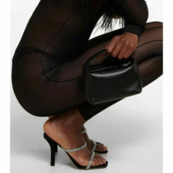 Oséree Feather-trimmed Mesh Jumpsuit -Oséree Shop unnamed file 646