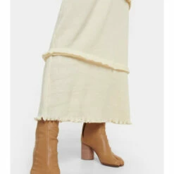 MM6 Maison Margiela Tiered Wool-blend Maxi Skirt -Oséree Shop unnamed file 654