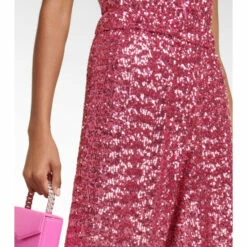 Oséree Sequin High-rise Wide-leg Pants -Oséree Shop unnamed file 657