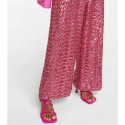 Oséree Sequin High-rise Wide-leg Pants -Oséree Shop unnamed file 658