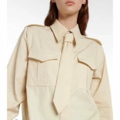 MM6 Maison Margiela Cotton-blend Shirt -Oséree Shop unnamed file 661