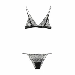 Oséree Lace Triangle Bra And Underwear Set