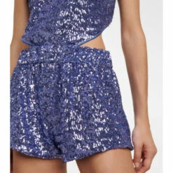 Oséree Sequin-embellished Shorts -Oséree Shop unnamed file 716