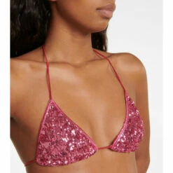 Oséree Sequin-embellished Triangle Bikini -Oséree Shop unnamed file 738