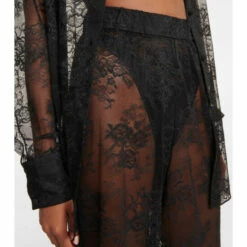 Oséree Lace High-rise Wide-leg Pants 5 Oséree Lace High-rise Wide-leg Pants -Oséree Shop unnamed file 754