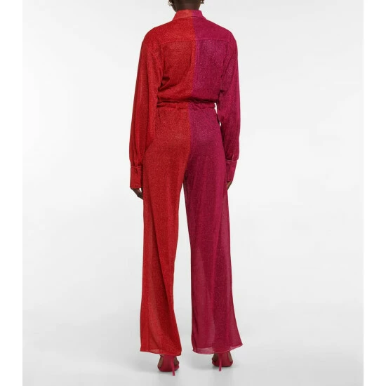 Oséree Lumière High-rise Wide-leg Pants 2 Oséree Lumière High-rise Wide-leg Pants - Image 2