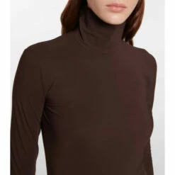 MM6 Maison Margiela High-neck Jersey-blend Bodysuit -Oséree Shop unnamed file 797