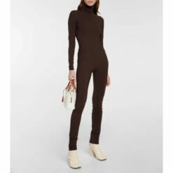 MM6 Maison Margiela High-neck Jersey-blend Bodysuit -Oséree Shop unnamed file 799