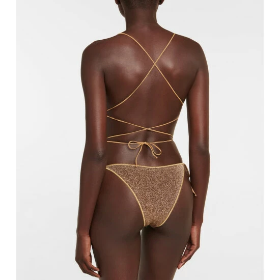 Oséree Lumière Self-tie Swimsuit 2 Oséree Lumière Self-tie Swimsuit - Image 2