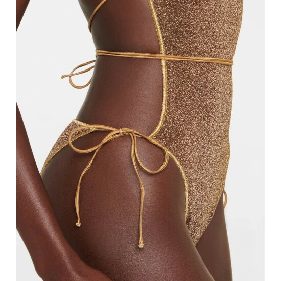 Oséree Lumière Self-tie Swimsuit 4 Oséree Lumière Self-tie Swimsuit - Image 4